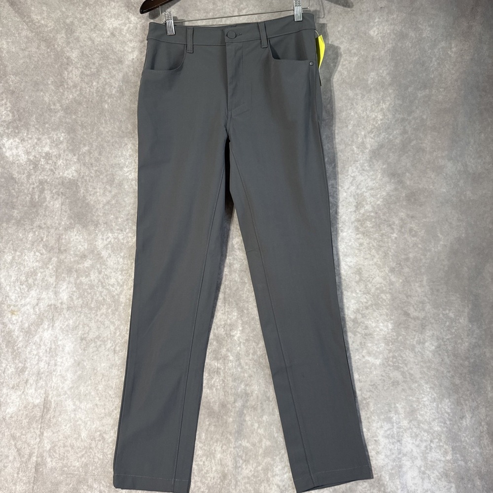 All In One Pants Men's 360 Life Slim Fit Five Pocket Grey Size 30X30 NWT